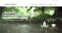 Desktop Screenshot of biocertitalia.com