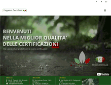 Tablet Screenshot of biocertitalia.com